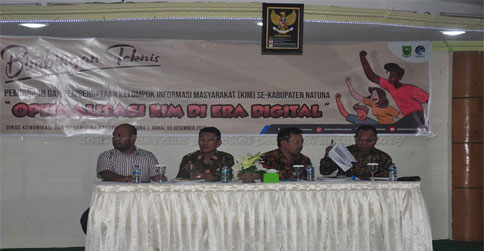 Manfaatkan Teknologi Informasi Secara Bijak dalam Pembinaan KIM Kabupaten Natuna