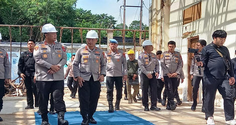 Kapolda Kepri Tinjau Pembangunan SPPG Polresta Tanjungpinang