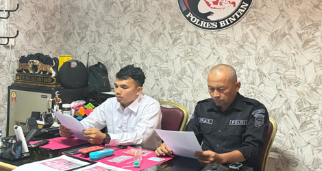 Polres Bintan Bekuk Pengedar Narkoba dan Sita Barang Bukti 28 Paket Sabu