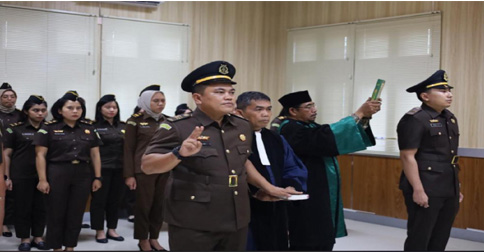 Dedi Januarto Simatupang Resmi Menjabat Kasipidsus Kejari Karimun