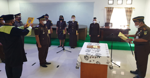 Maiman Limbong Resmi Jabat Kasi Intelijen Kejari Natuna