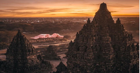 Menampilkan Karakter KAWS "ACCOMPLICE", KAWS: HOLIDAY Hadir di Candi Prambanan Yogyakarta 19 Agustus