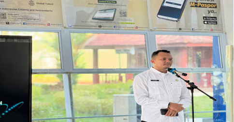 Tingkatkan Layanan, Imigrasi Tanjunguban Hadir dengan Motto Senyum, Salam dan Sapa