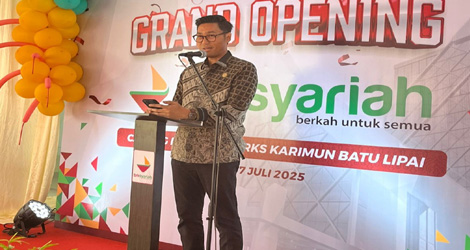 Kepala OJK Kepri Dorong BRK Syariah Jadi Motor Pertumbuhan Ekonomi Karimun