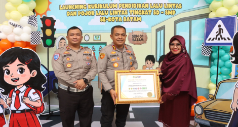 Polresta Barelang Luncurkan Kurikulum Pendidikan Lalu Lintas SD-SMP di Batam