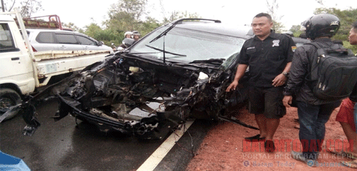 Tabrakan Maut di Jalan Lintas Barat Bintan, Pegawai Setda Dilaporkan Tewas
