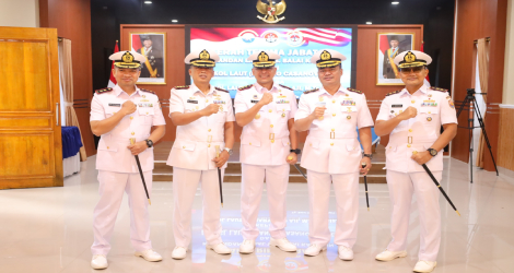 Letkol Laut (P) Harwoko Aji Resmi Jabat Komandan Lanal Tanjungbalai Karimun