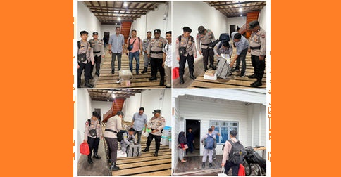 Polres Anambas Kawal Ketat Pengiriman Surat Suara dari Pelabuhan Sri Tanjung ke Gudang KPU