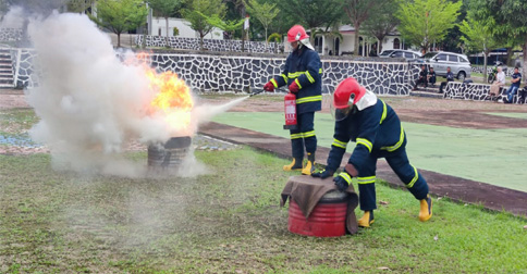 Peringati Bulan K3, PT Timah Area Kundur Gelar Lomba Penanggulangan Kebakaran