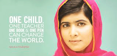 Setelah Taliban Tembak Kepalanya, Malala Yousafzai Jadi Utusan Perdamaian Termuda PBB