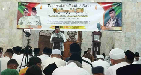 Peringatan Maulid 1447H, Wali Kota Tanjungpinang Ajak Masyarakat Doakan Indonesia Tetap Damai