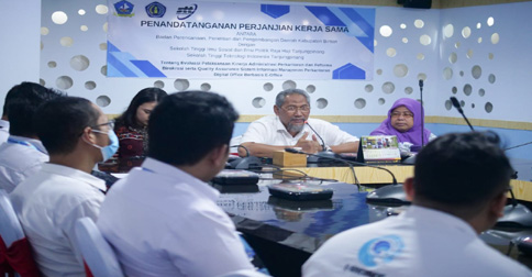 Pemkab Bintan Teken MoU dengan Stisispol dan STTI Tanjungpinang Terkait E-Office