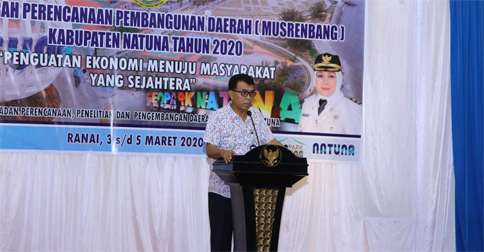 4 Point Skala Perioritas Pembangunan Natuna Tahun 2021