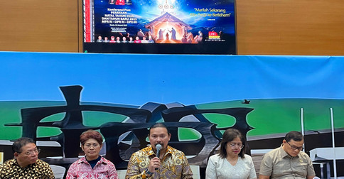 MPR, DPR dan DPD RI Gelar Natal Bersama Parlemen, Panitia Ingin Indonesia Aman, Damai, dan Sejahtera