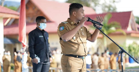 Neko Ingatkan ASN, PTT Hingga THL di Lingga Wajib Disiplin Saat Jam Kerja