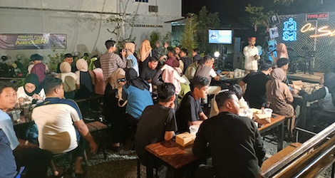 Ratusan Milenial Tanjungpinang Meriahkan 'Ngobrol Bareng' Cawawako Rizha Hafiz
