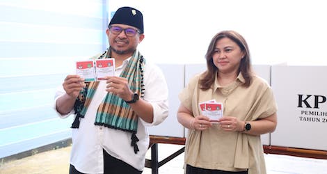 Nuryanto Nyoblos di TPS 25 Baloi Indah, Pertanyakan Perubahan Lokasi TPS