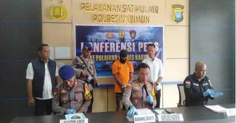 Satpolairud Polres Karimun Gagalkan Penyelundupan PMI Ilegal di Pantai Pelawan Meral Barat