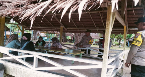 Tingkatkan Keamanan Pasca Libur Nataru, Polres Lingga Gelar Patroli di Pantai Batu Berdaun