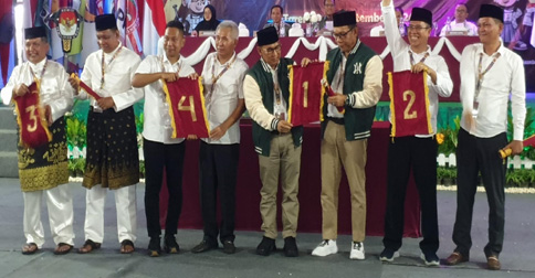 KPU Anambas Gelar Pencabutan Nomor Urut Paslon, Bupati: Jaga Persaudaraan dan Hubungan Harmonis
