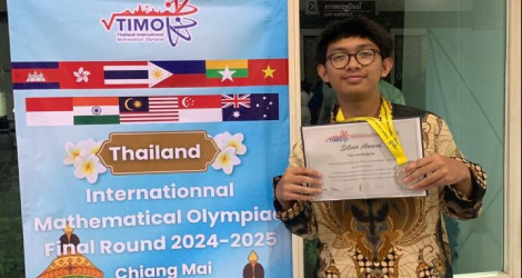 Pelajar Indonesia Raih Silver Award Olimpiade Matematika Internasional di Thailand