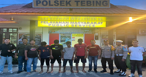Polisi Bekuk 4 Pelaku Pencurian Kabel Grownding Bandara Raja Haji Abdullah Karimun