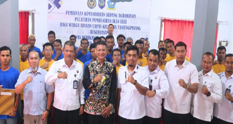 Lapas Tanjungpinang Gelar Pelatihan Pembuatan Bakery dan Pembenihan Ikan Lele