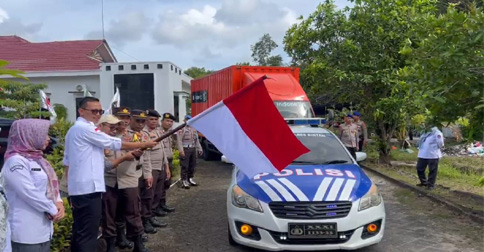 Polres Bintan Kawal Pendistribusian Logistik Pemilu Tahap I ke Pulau Terluar
