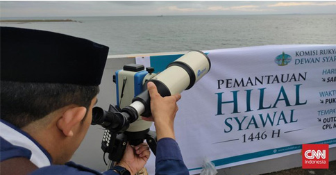 Hilal Belum Terlihat, Kemenag Sebut Secara Hisab Lebaran 31 Maret