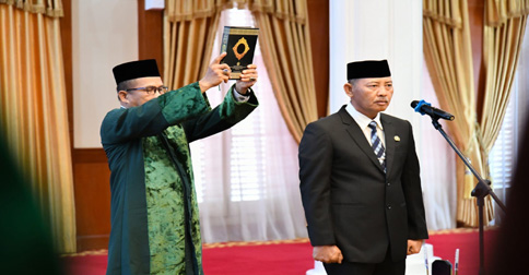 Dilantik Jadi Pejabat Fungsional Ahli Utama, Adi Prihantara Tetap Jalankan Tugas Plh Sekda Kepri