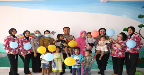 Cegah Stunting, Polres Karimun Beri Vitamin A kepada Balita