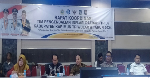 Wabup Buka Rakor TPID Triwulan II Tahun 2024 Kabupaten Karimun