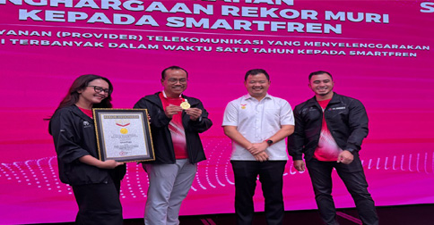 SMARTFREN Catat Rekor Nasional Penyelenggara Ajang Lari Terbanyak dalam Satu Tahun