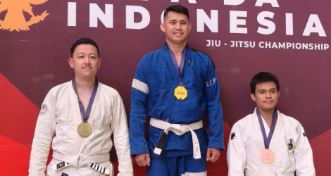 Brigadir Rian Hendris Raih Emas di Turnamen Brazilian Jiu-Jitsu Internasional