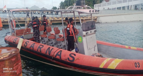 Tim SAR Gabungan Intensifkan Pencarian Dua Nelayan Hilang di Perairan Serasan