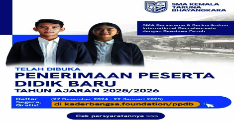 PPDB SMA Kemala Taruna Bhayangkara Dibuka, Fokus pada Siswa Berprestasi dan Kurang Mampu