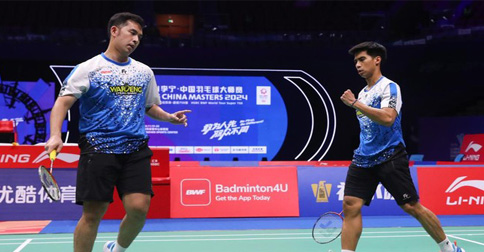 Gebuk Pasangan Tuan Rumah, Sabar-Reza Melaju ke Final China Masters 2024