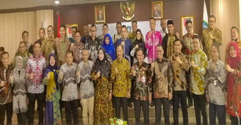 Sekdaprov Kepri Saksikan Penandatanganan Kerjasama Pendanaan Pemilu Serentak 2024