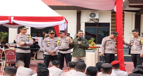 Jelang Pilkada Serentak 2024, Polres Bintan Gelar Simulasi Pengamanan TPS