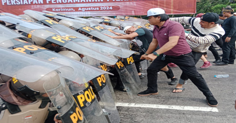Sebanyak 288 Personel Kepolisian Diterjunkan Amankan Pilbup Karimun
