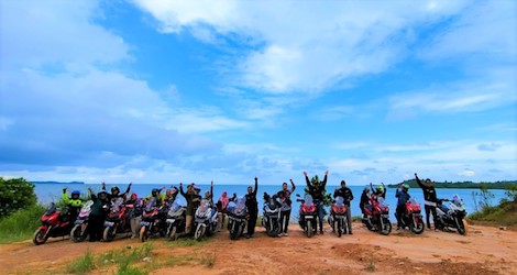 Sunday Ride Honda ADV160, Semangat Jelajah dan Kebersamaan di Pantai Melay Batam