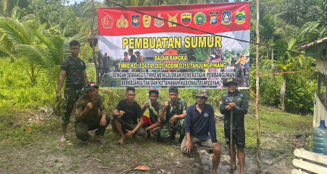 TMMD ke-124 di Lingga, Sinergi TNI dan Warga Bangun Desa Terpencil