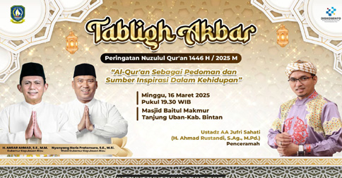 Tabligh Akbar Tahun Baru Islam 1447 H di Kepri, Hijrah Menuju Ridho Ilahi