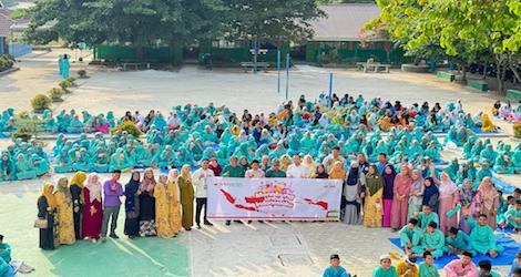 Target 610 Pelajar, BRK Syariah Pangkalan Kerinci Sosialisasikan Tabungan Simpel