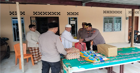 Jumat Berkah, Polres Karimun Beri Tali Asih ke Panti Asuhan Baiturahmah Meral