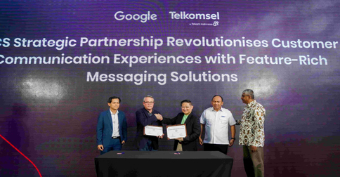 Telkomsel dan Singtel Jalin Kerja Sama dengan Google untuk Dukung Transformasi Digital Bisnis Melalui Pengembangan Layanan RCS