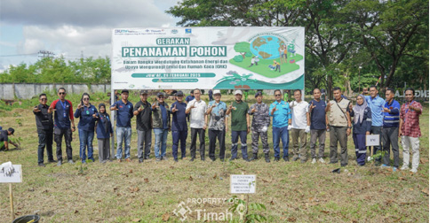 Dukung Ketahanan Energi, PT Timah Tanam 1.500 Pohon Angsana
