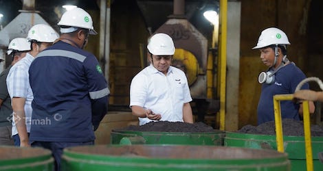 Dirut PT Timah Tbk Tinjau Area Operasional Kundur, Fokus Evaluasi Fasilitas dan Strategi Produksi