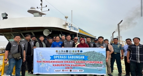 Perkuat Pengawasan Orang Asing, Imigrasi Tanjungbalai Karimun Gelar Rakor TIMPORA