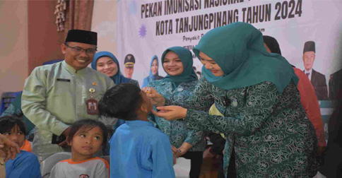 Dinkes Tanjungpinang Targetkan Sebanyak 8.444 Anak Divaksin Polio